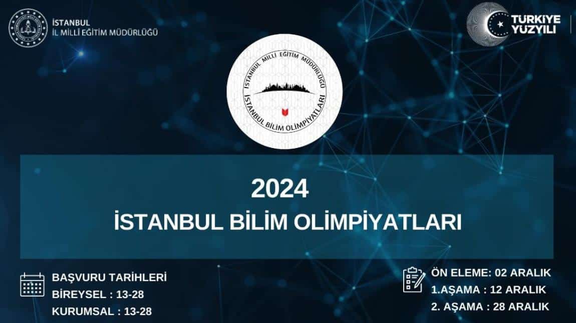 İSTANBUL BİLİM OLİMPİYATLARI  ÖN ELEME BAŞVURU KILAVUZU